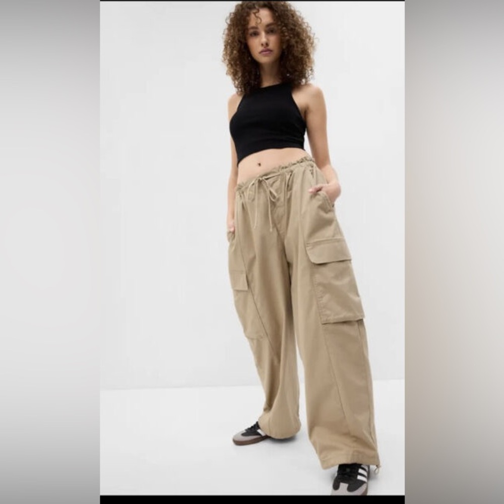 PROJECT GAP Organic Cotton Cargo Parachute Pants